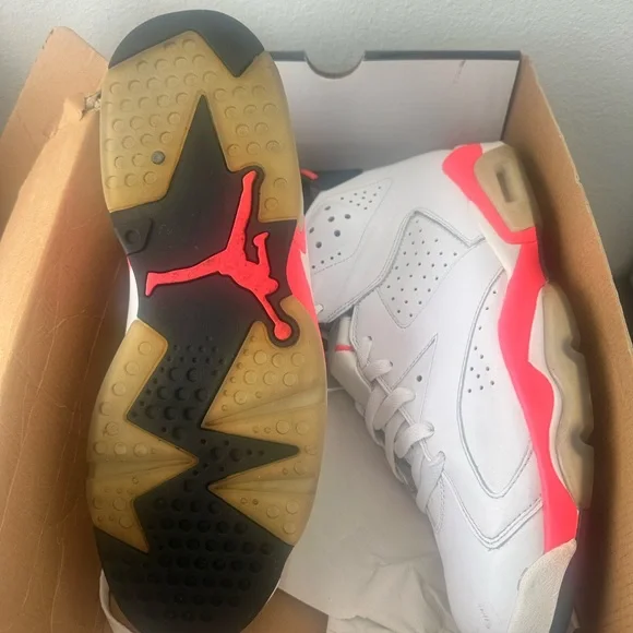 Jordan 6 Retro White Infrared 2014 sz 10.5 - Picture 2 of 11